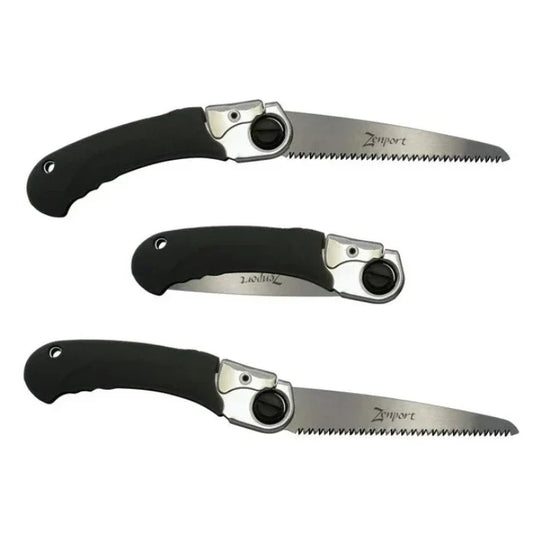 Zenport Pocket Boy folding pruning saws, black ergonomic handles with 5-inch blades, 3-pack on Tampa Home & Garden Store