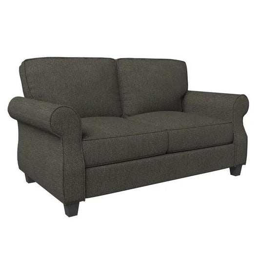 Sofa with Solid Wood Frame, two-seat loveseat with rolled arms, deep seats on Tampa Home & Garden Store
