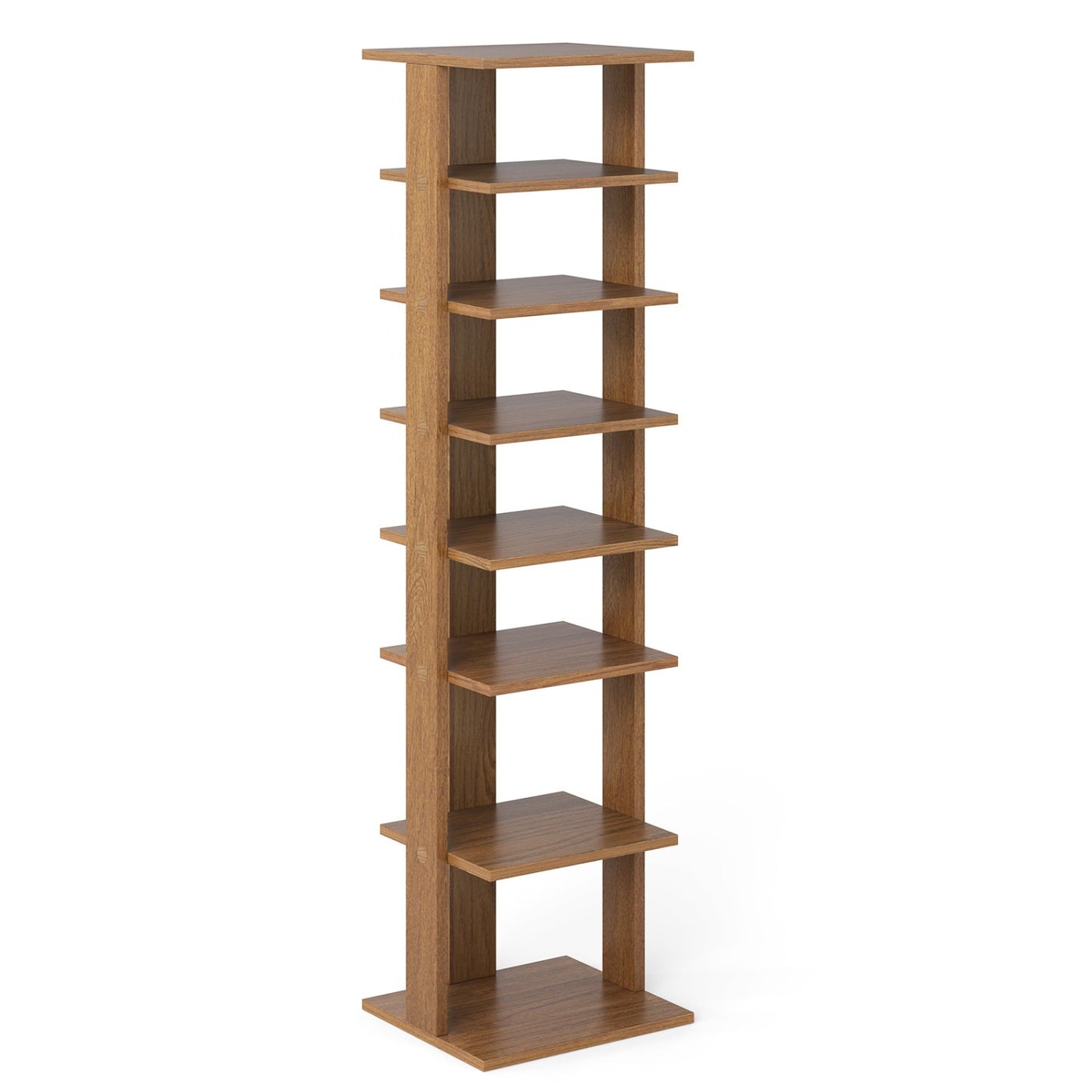 7-Tier Shoe Rack Practical Free Standing Shelves Storage Shelves-Black