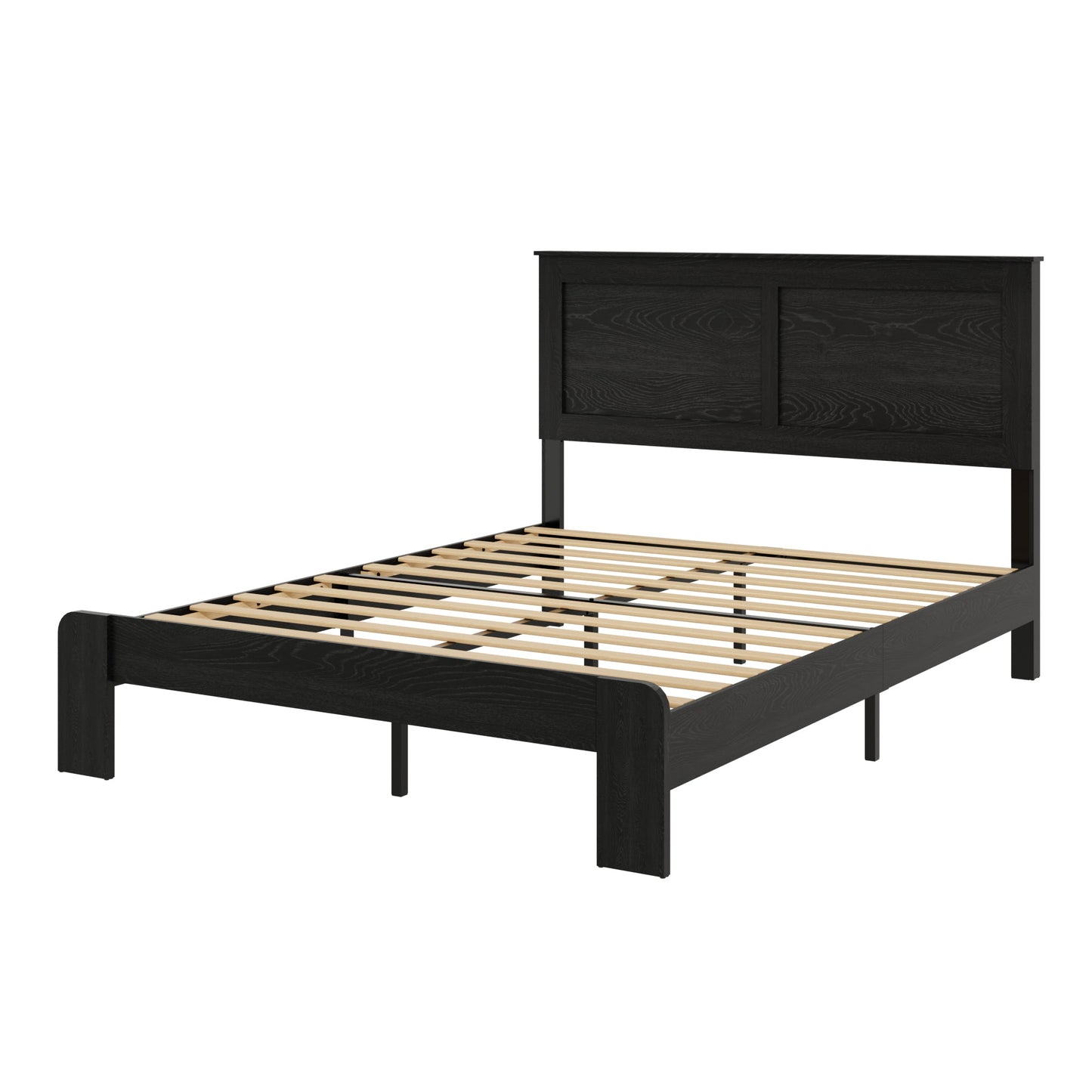 Full Size Sturdy Wooden Platform Bed Frame