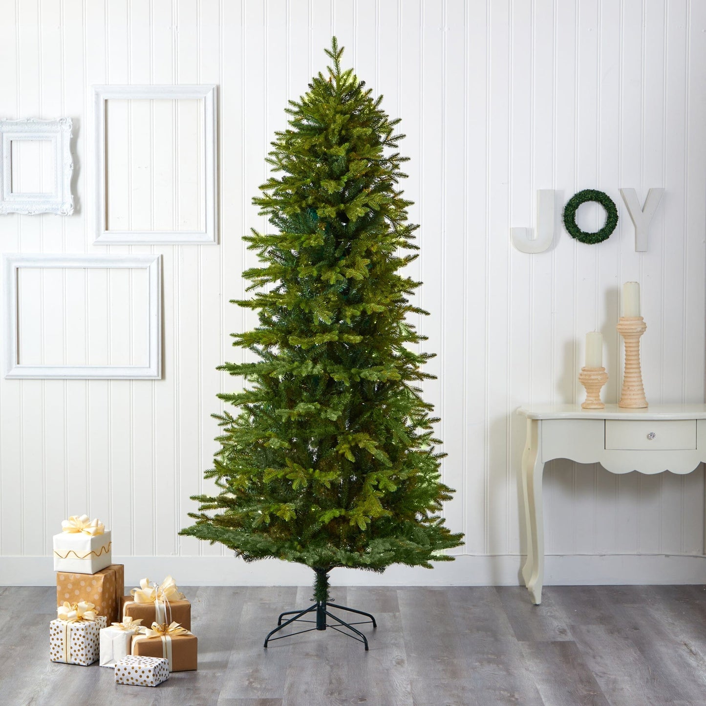8’ Belgium Fir “Natural Look” Artificial Christmas Tree with 2358 Bendable Branches - Tampa Home & Garden Store