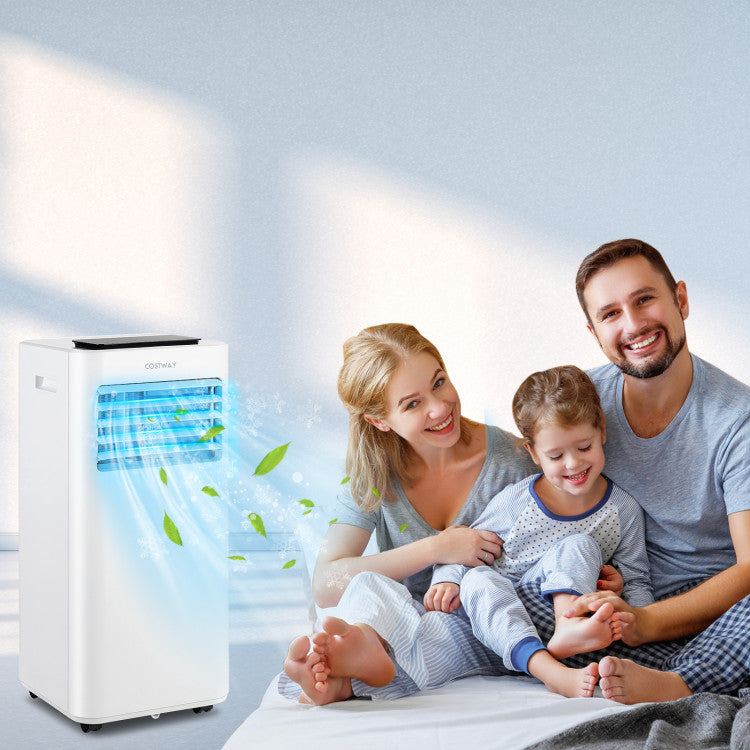 Unidad de aire acondicionado de 8000/10000 BTU con control remoto