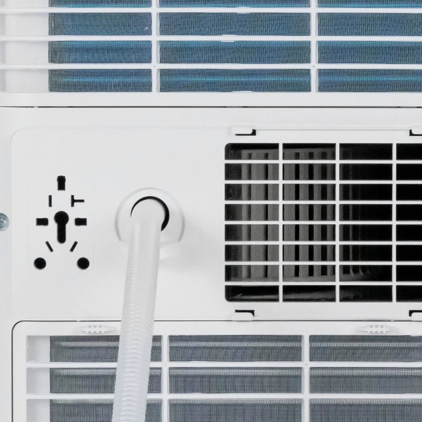 8000 BTU Portable Air Conditioner with exhaust hose and control dial white DirectDeals on Tampa Home & Garden Store