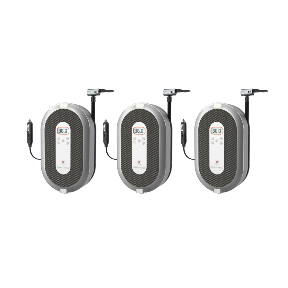 Gonfleur de pneu de voiture rétractable