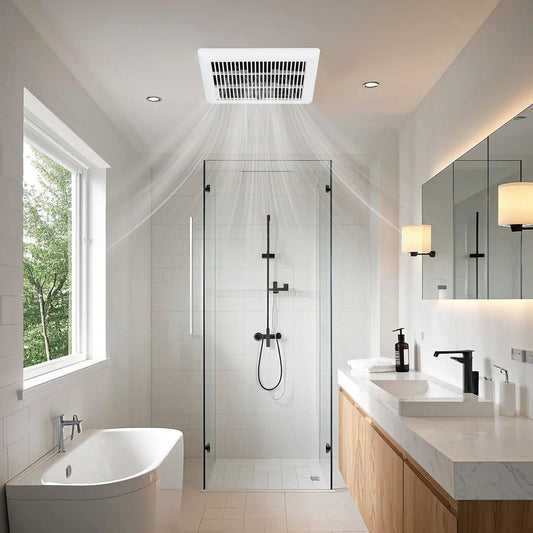 80 CFM ceiling mount bathroom exhaust fan white metal housing DirectDeals on Tampa Home & Garden Store