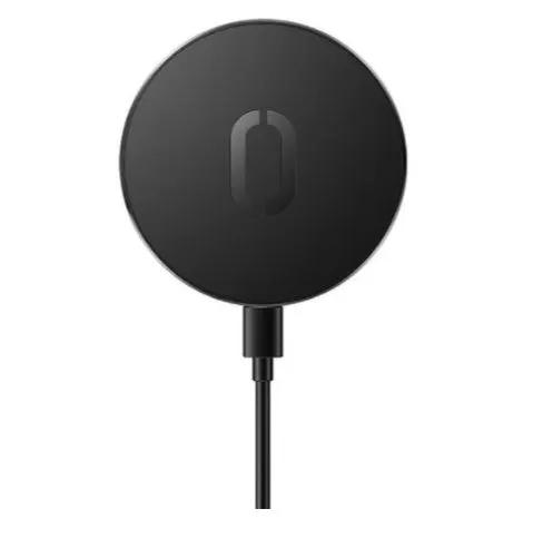 Ultra-Thin magnetic wireless charger round black pad with attached cable FLIPSTYLEZLLC on Tampa Home & Garden Store