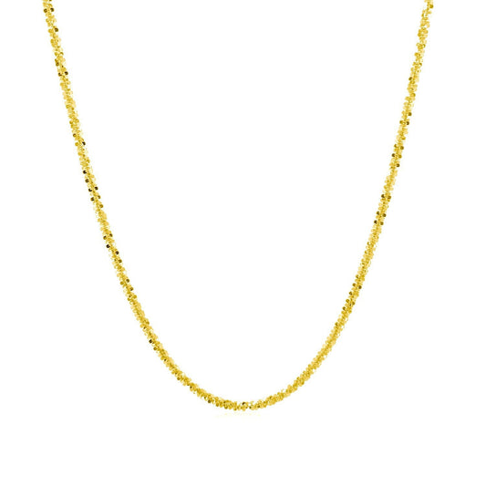 14k yellow gold sparkle chain necklace 1.5mm by Bids.com on Tampa Home & Garden Store