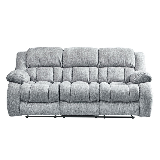 Stonic reclining sofa fabric with plush cushions and rounded arms HouseOfZazla chaise longue on Tampa Home & Garden Store