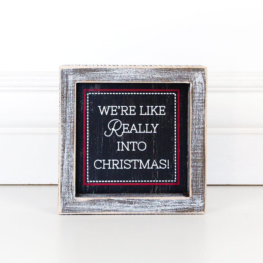 Chalkboard Wood Christmas Sign for Holiday Decor