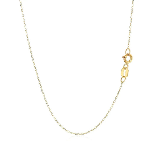 14K yellow gold cat necklace with mother of pearl pendant, delicate chain, lobster clasp on Tampa Home & Garden Store