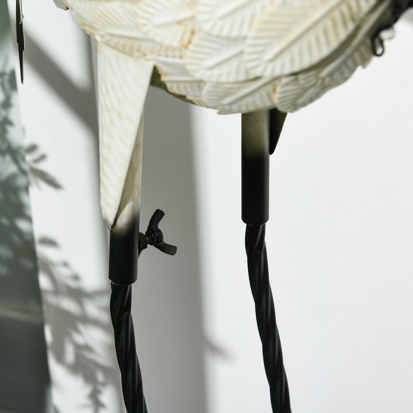 Outsunny Heron garden statues set of 2 ivory finish on stakes on Tampa Home & Garden Store