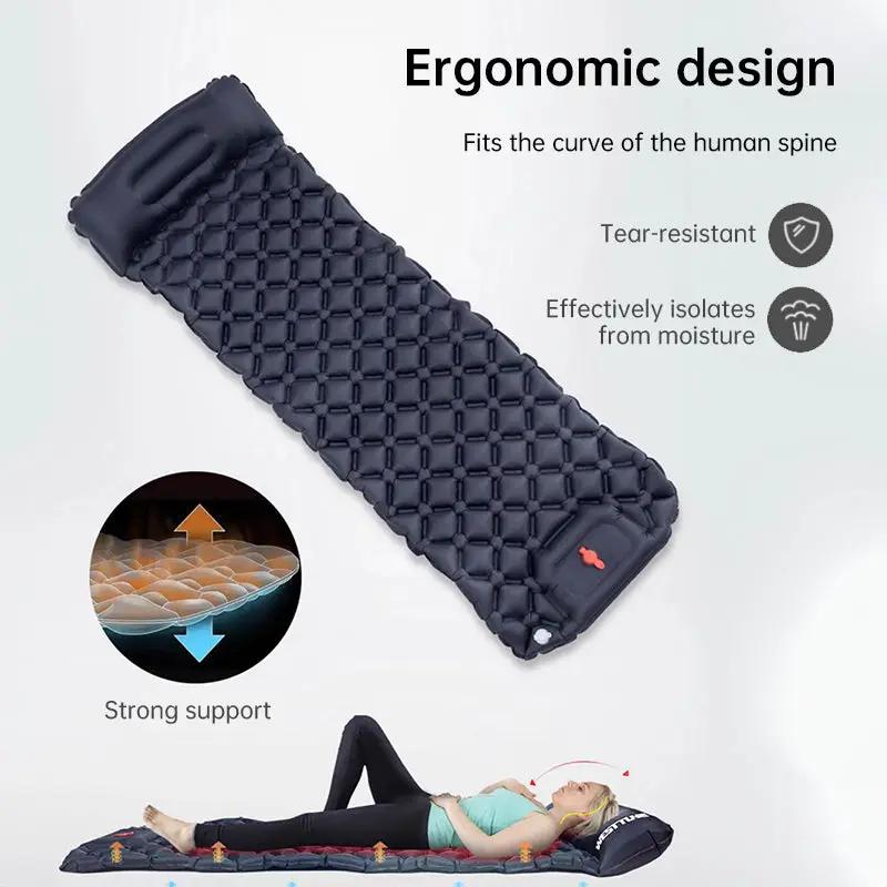 Double Inflatable Sleeping Pad with Pump