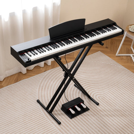 88-Key Keyboard Piano Set with Adjustable Stand - Tampa Home & Garden Store