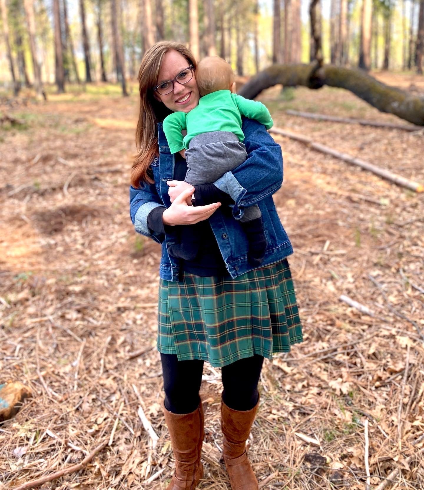 Highland Cow Embroidered Denim Jean Jacket Heilan Coo