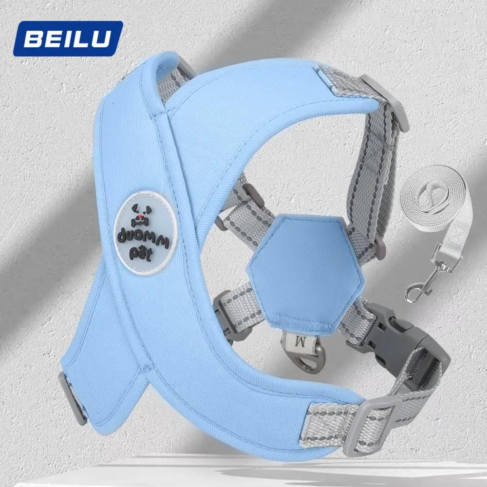Breathable Dog Leash Vest With Reflective Chest