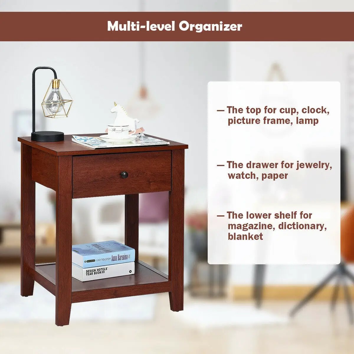 Swivel Bar Stools Set of 2 with Footrests