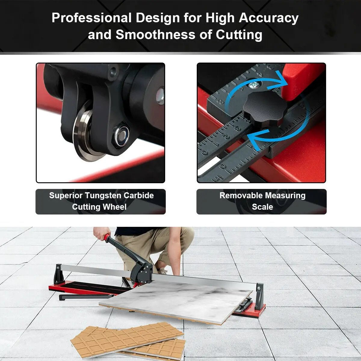 48 Inch Manual Tile Cutter Porcelain Cutter Machine - Tampa Home & Garden Store