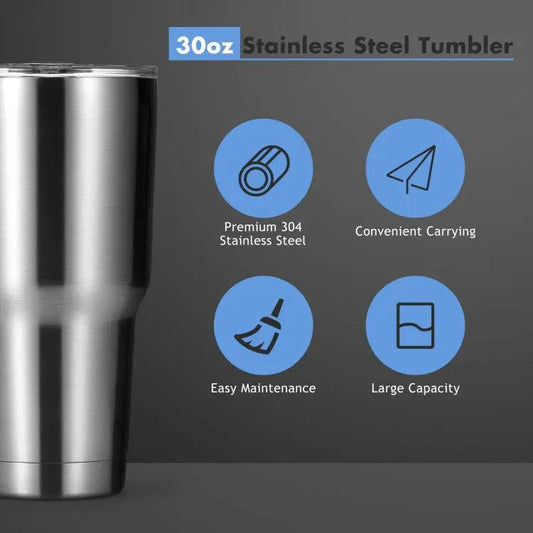 Travel mug 30oz stainless steel tumbler on Tampa Home & Garden Store