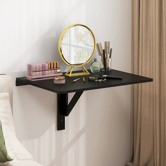 Table murale pliante de 31,5 x 23,5 pouces pour petits espaces