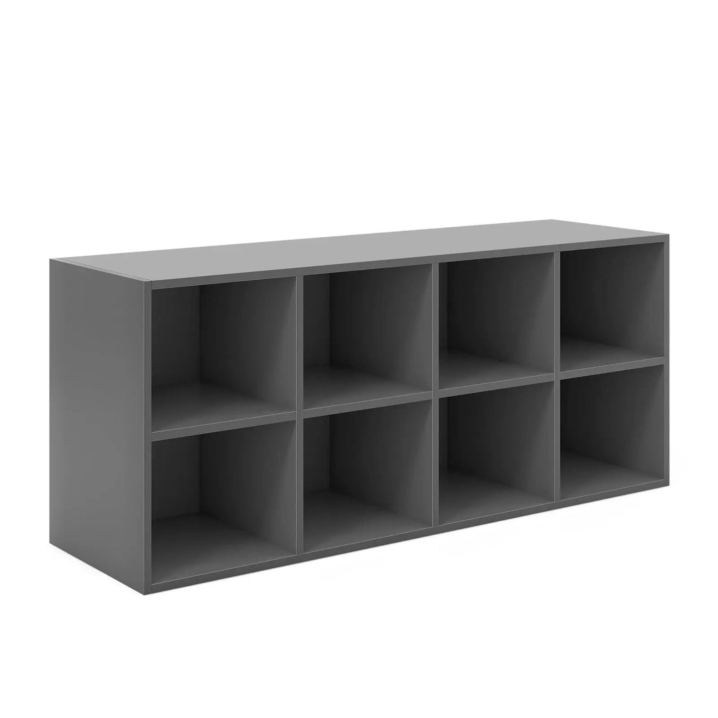 8-Cubby shoe organizer DirectDeals gray metal storage cubby bench with 500 lb capacity on Tampa Home & Garden Store