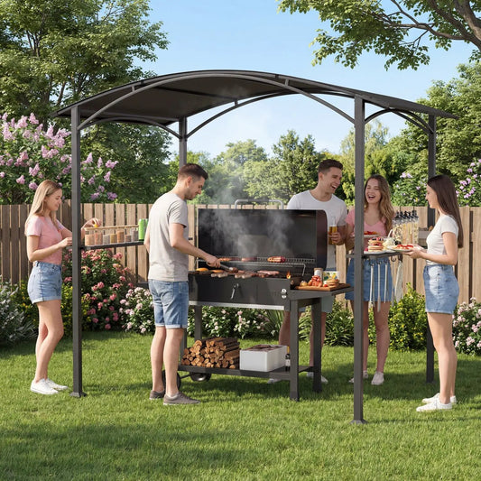 8 by 5 by 7 ft Grill Gazebo Outdoor Canopy