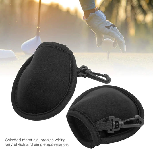 2-pack black neoprene ball pouches with clips by Elevate Marketplace on Tampa Home & Garden Store