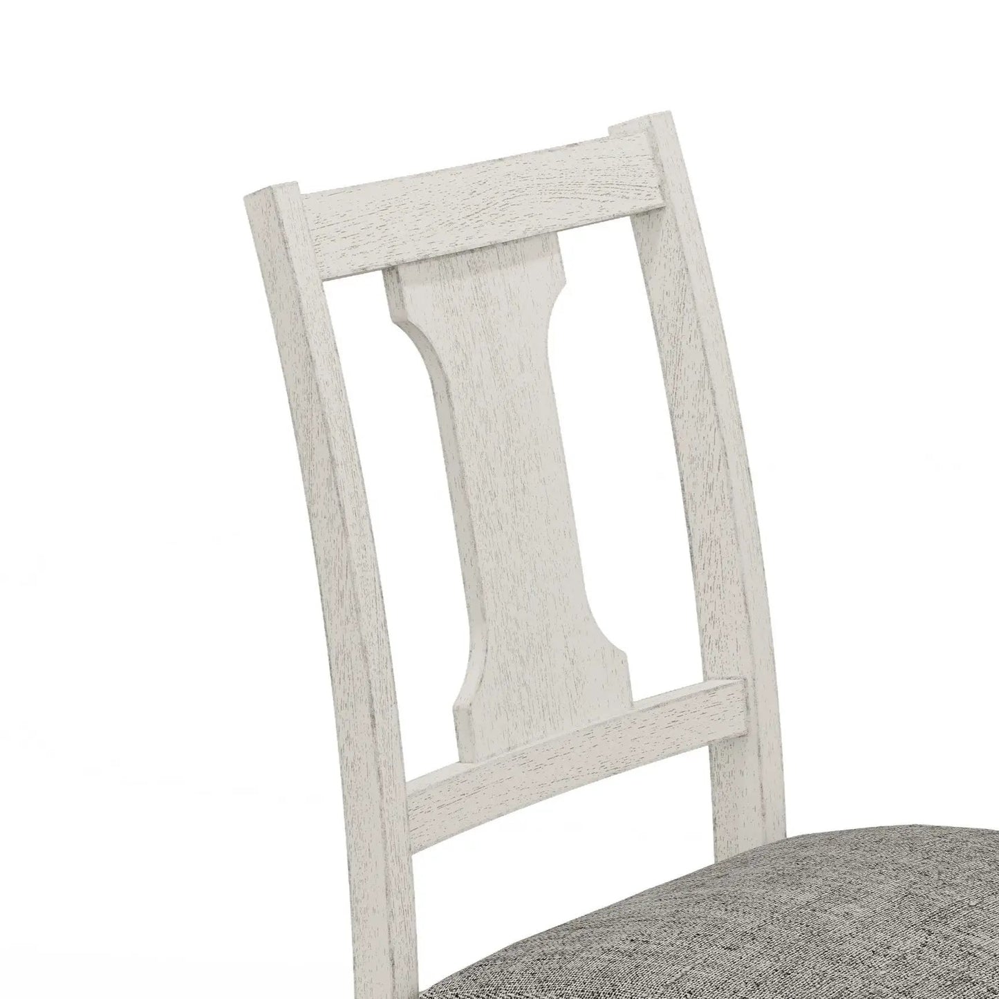 Tannen Dining Side Chair Set of 2 White and Gray