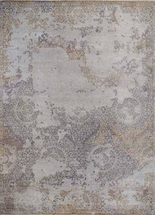 8x10 Rug | Modern Handmade Wool blended viscose Area Rug | TRD1634810 - Tampa Home & Garden Store