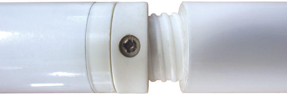 9' Aluminum Rotating Flagpole - White - Tampa Home & Garden Store