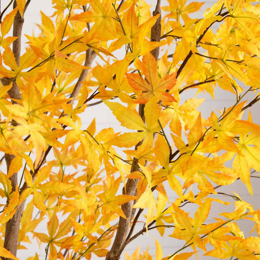 Autumn Maple artificial tree, 9-foot, Nearly Natural, yellow fall leaves on Tampa Home & Garden Store