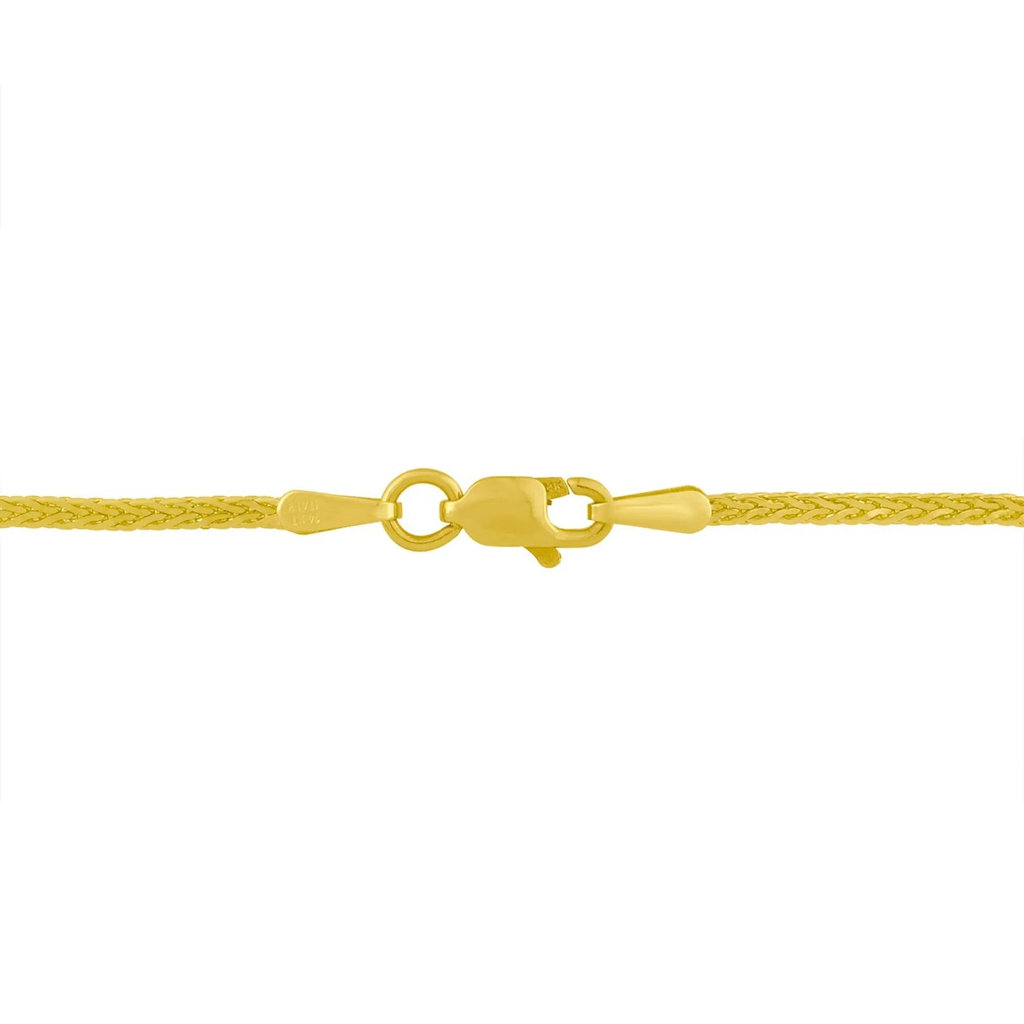 14K yellow gold rope chain necklace with lobster clasp on Tampa Home & Garden Store