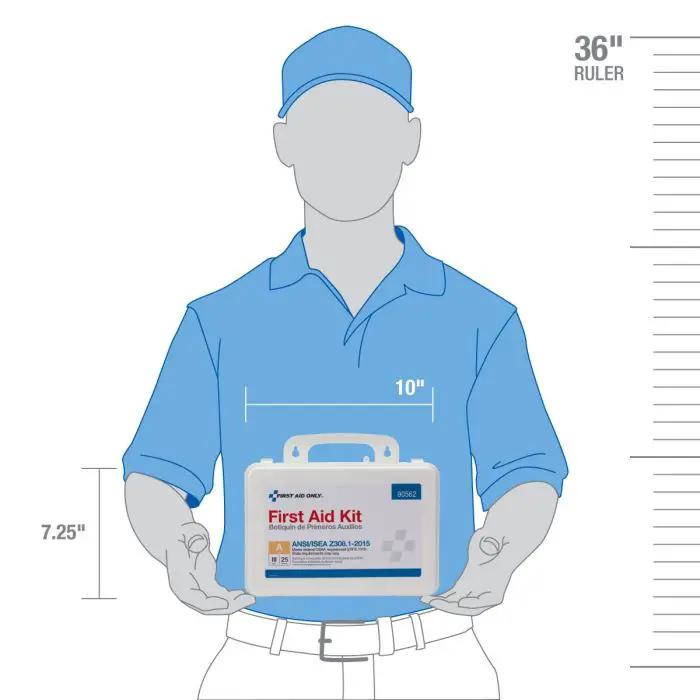First Aid Kit 25 Person Class A Type 3 - 89 Pieces - Tampa Home & Garden Store