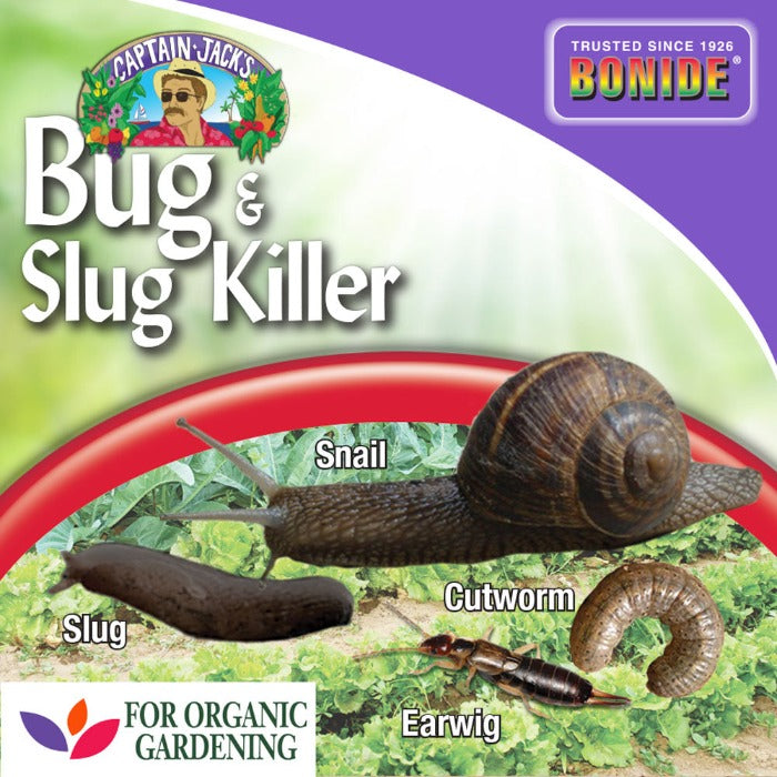Bonide Bug & Slug Killer liquid & granular pesticide; kills snail, slug, cutworm, earwig on Tampa Home & Garden Store