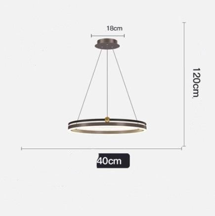 Chandelier Living Room Brushed Aluminum Bedroom Study - Tampa Home & Garden Store