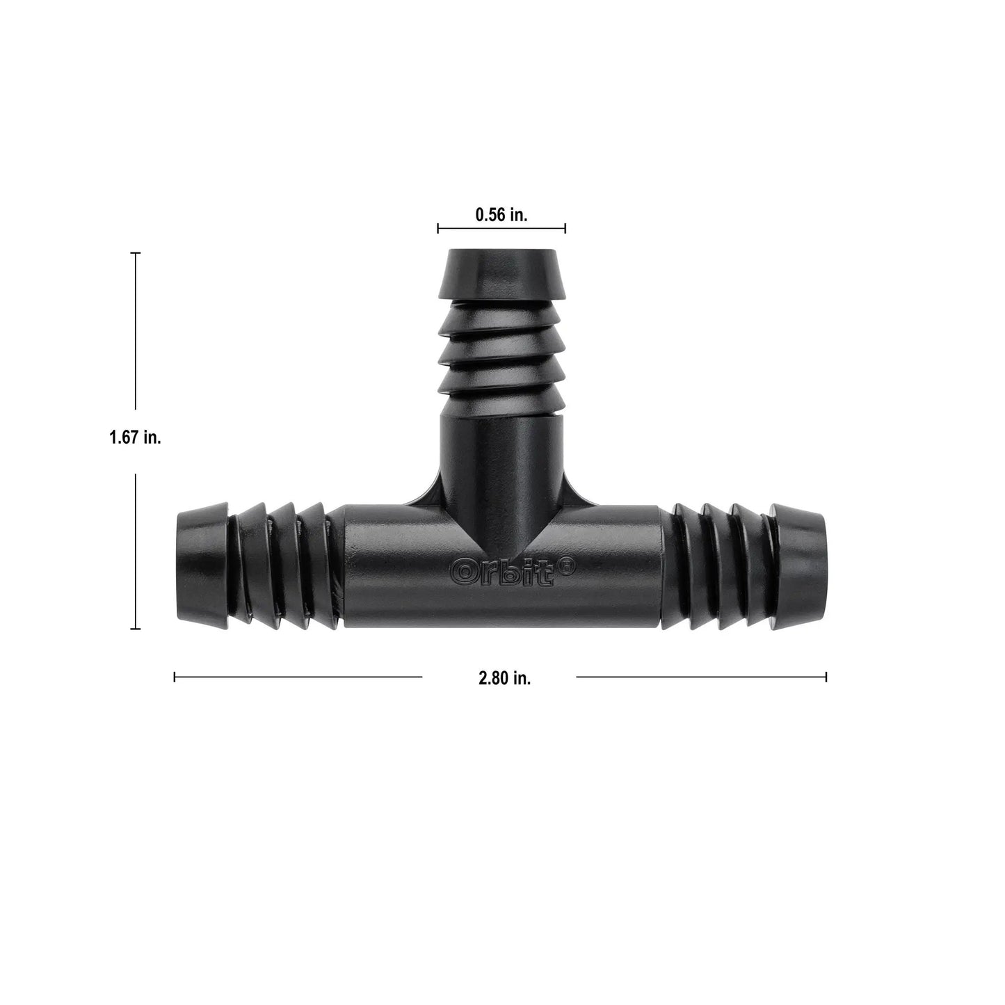 1/2" Barb Riser Flex Pipe Tee 94350 - Tampa Home & Garden Store