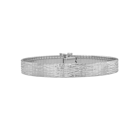 Bracelet 14K white gold Glacier with box clasp by Bids on Tampa Home & Garden Store
