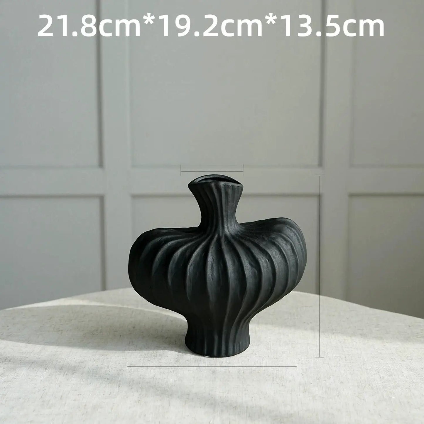 Plastic art imitation ceramic vase high-end decoration for living room desktop decoration - Tampa Home & Garden Store