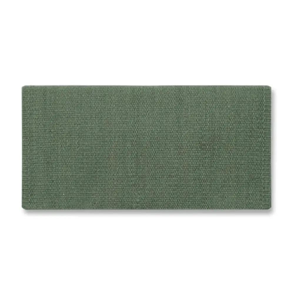San Juan Sage saddle blanket 36x34 wool, solid sage green by Mayatex on Tampa Home & Garden Store