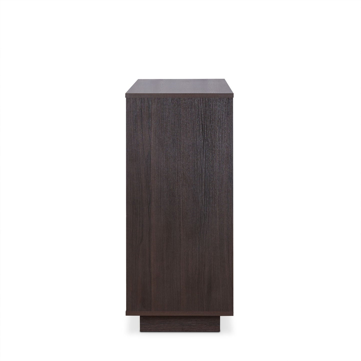 Hazen Wine Cabinet II Espresso by HouseOfZazla, tall dark wood wine cabinet with smooth top on Tampa Home & Garden Store