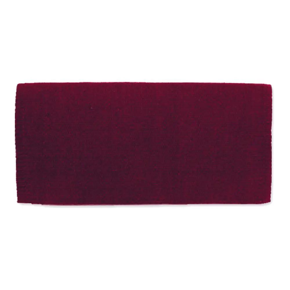 San Juan solid burgundy saddle blanket 36x34 by Mayatex on Tampa Home & Garden Store