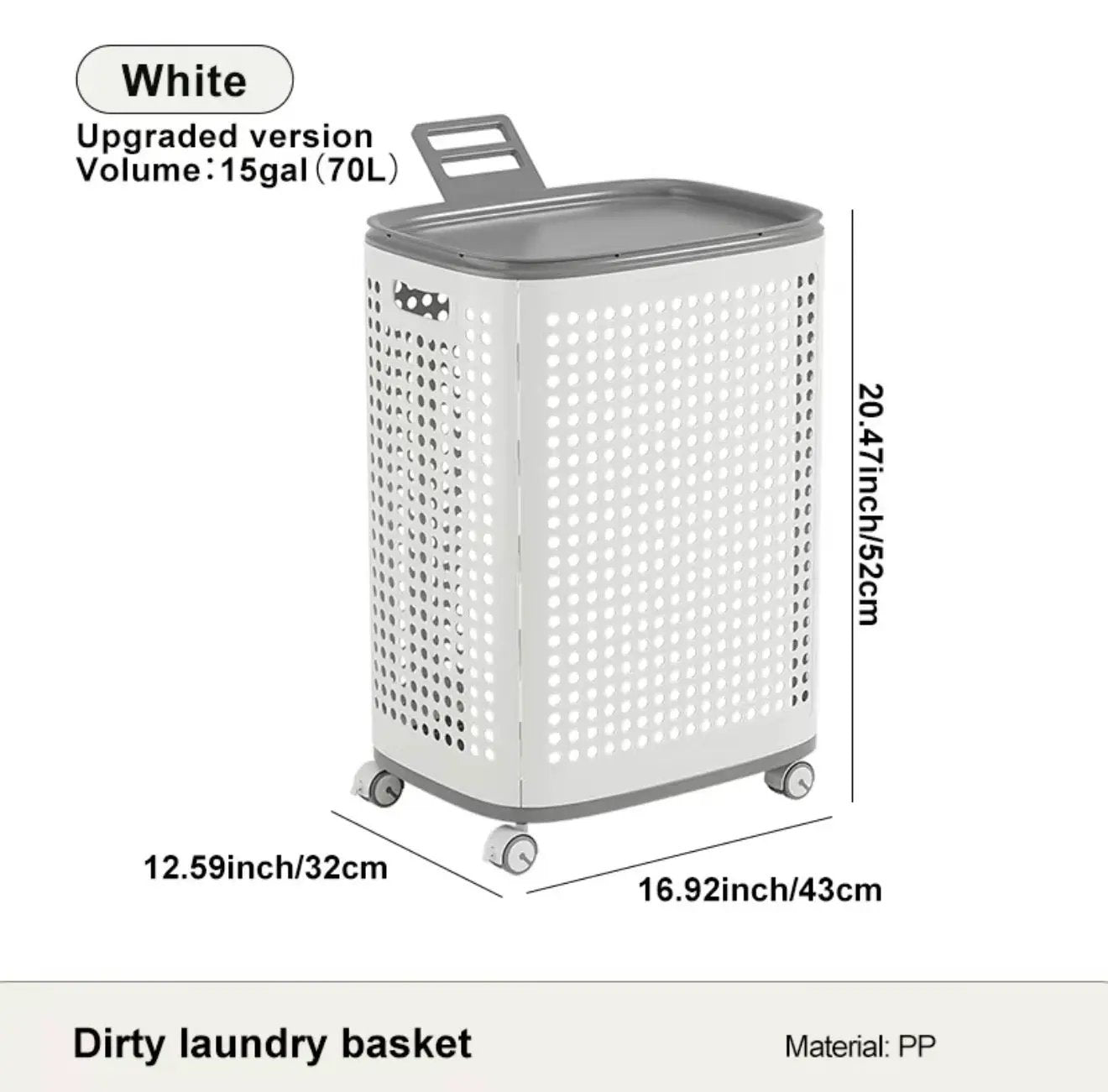 RollEase Laundry Hamper - Tampa Home & Garden Store
