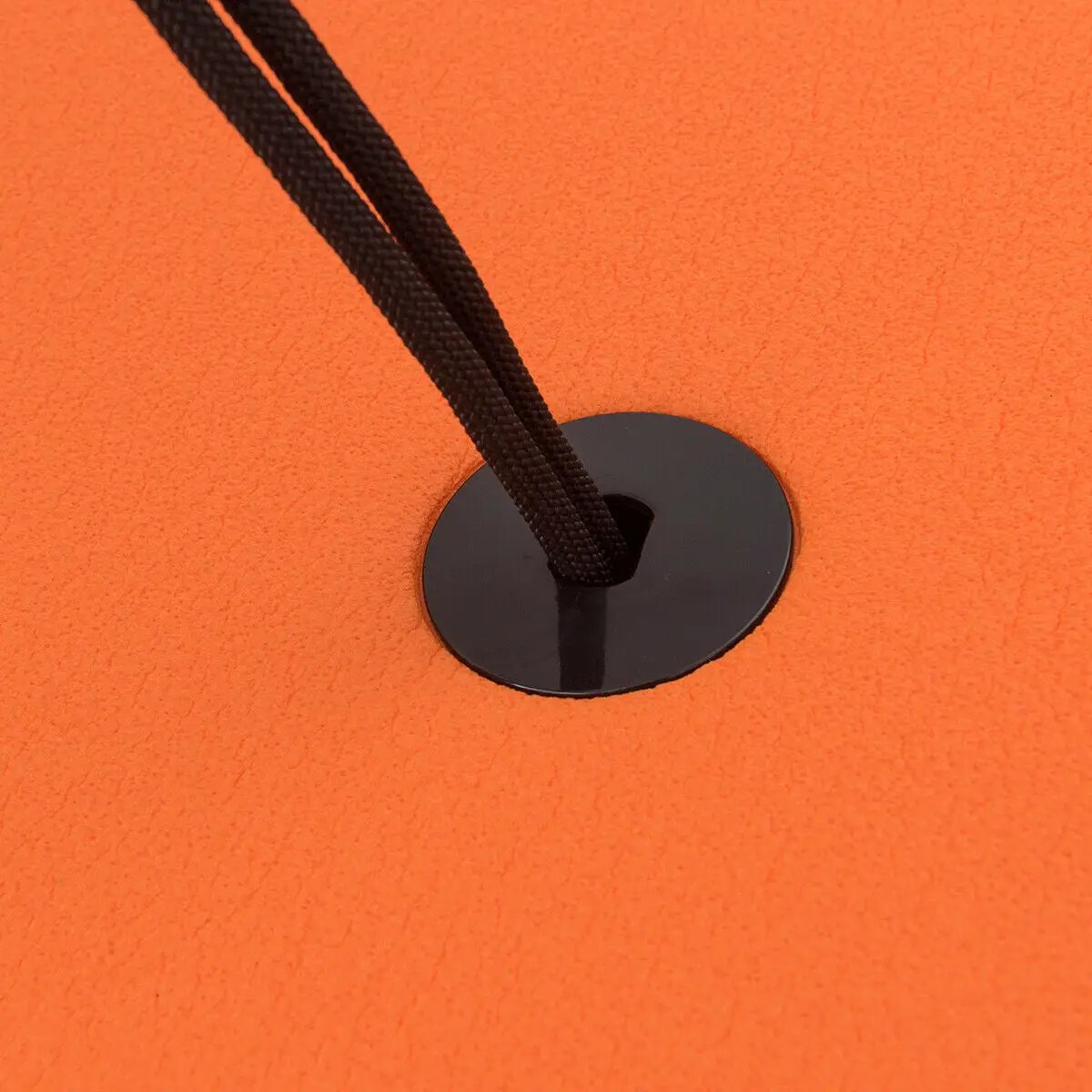 3 Layer Water Floating Pad for Recreation orange surface with black grommet and rope on Tampa Home & Garden Store