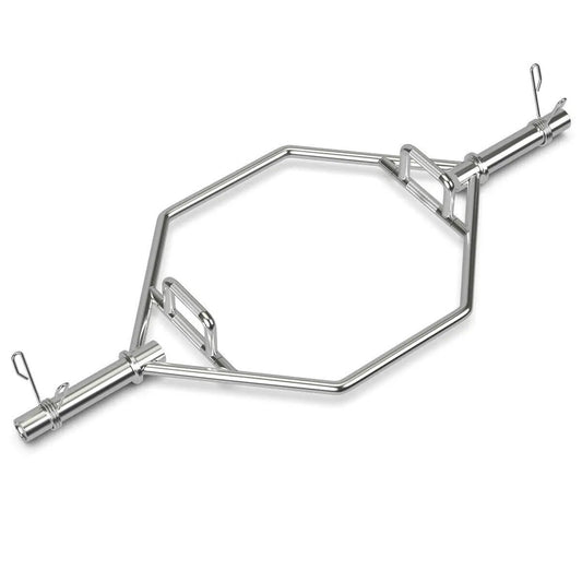 56-inch stainless steel Olympic hex deadlift trap bar with folding grips DirectDeals on Tampa Home & Garden Store