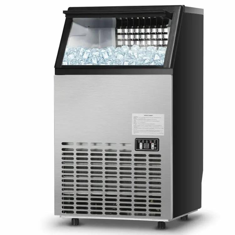 Compact Stainless Steel Ice Maker - Tampa Home & Garden Store