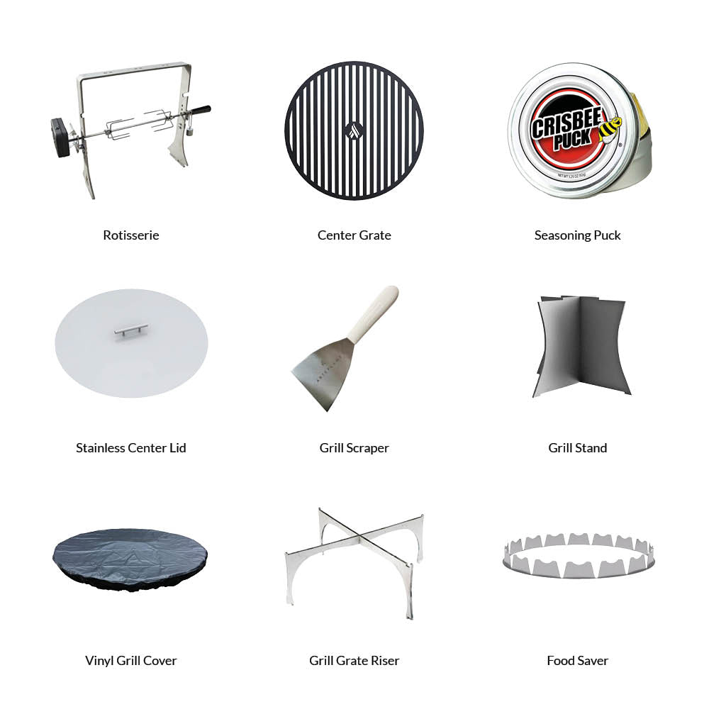 20" Small Charcoal Grill & Griddle | Arteflame Park Grill