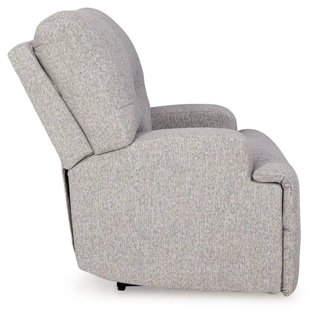 Recliner Acklen Place – Wide Seat Power Recliner, gray fabric, Unique Piece Furniture on Tampa Home & Garden Store
