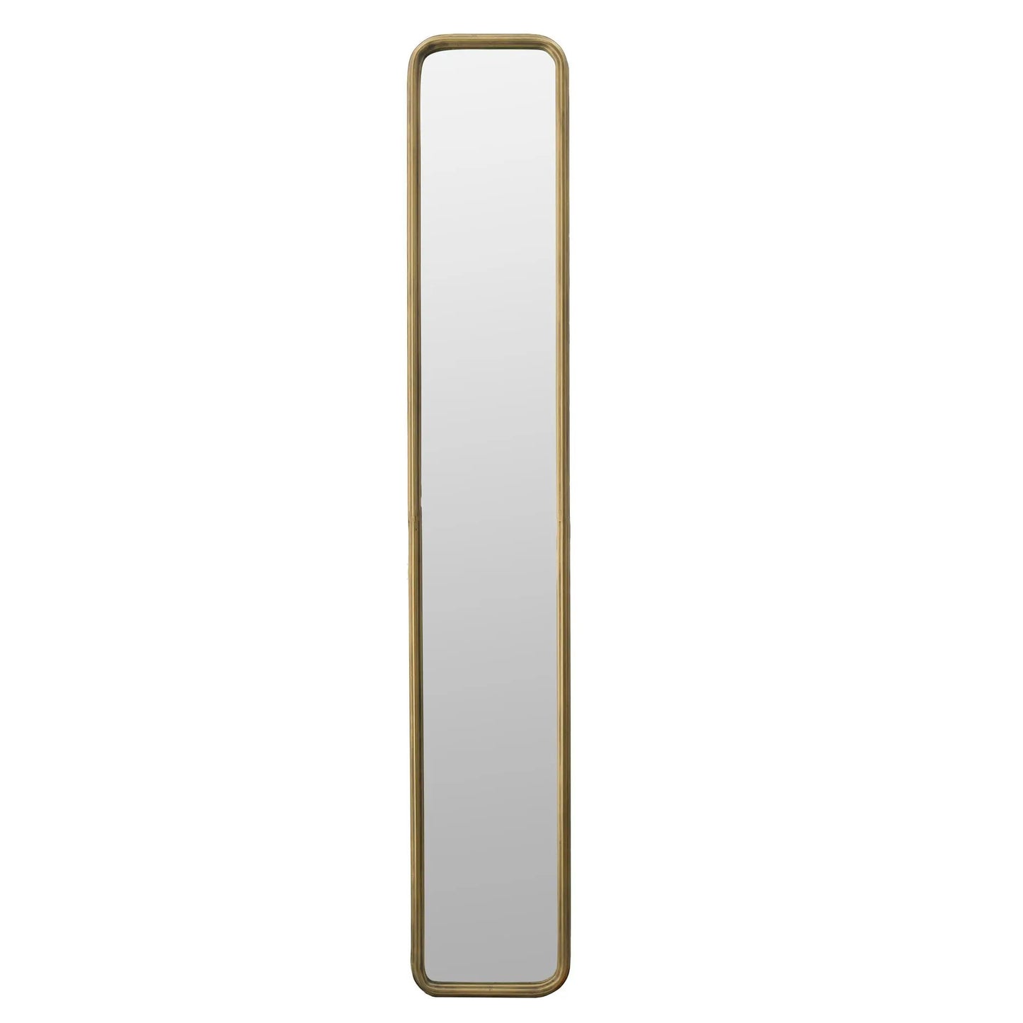 Antique Gold Full Length Mirror With Slim Frame