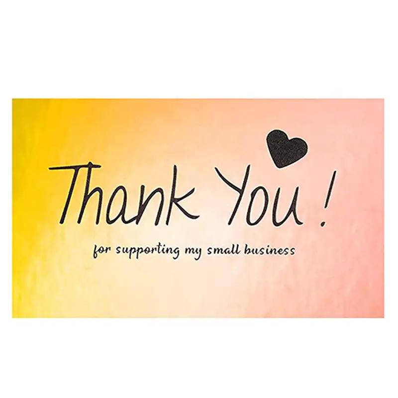 English Holiday Thank You Card for Do It Yourself