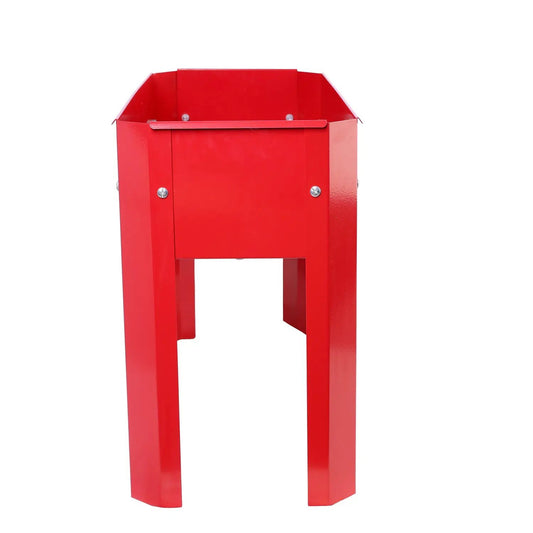 Elevated garden bed.metal elevated outdoor flowerpot box.suitable for backyard and terrace.large flowerpot. Red x 2 - Tampa Home & Garden Store