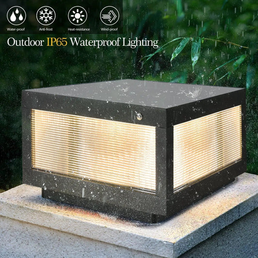 Solar wall lamp with dimmable LED aluminium frame for outdoor IP65 lighting on Tampa Home & Garden Store